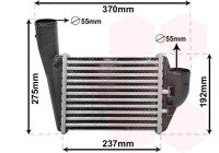 Intercooler, charger 03014701 International Radiators