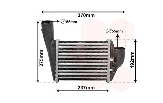 Intercooler, charger 03014701 International Radiators