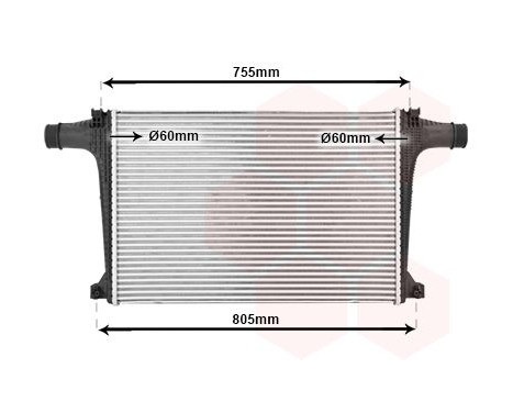 Intercooler, charger 03014706 International Radiators
