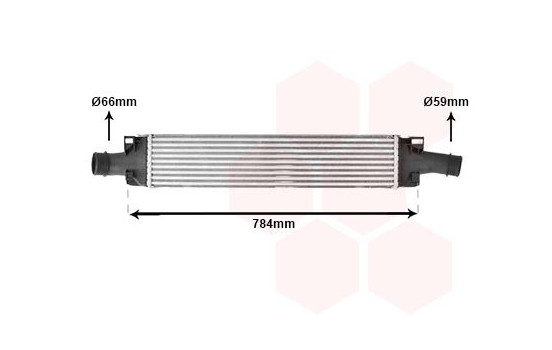 Intercooler, charger 03014707 International Radiators