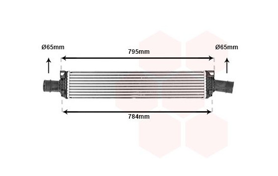 Intercooler, charger 03014709 International Radiators