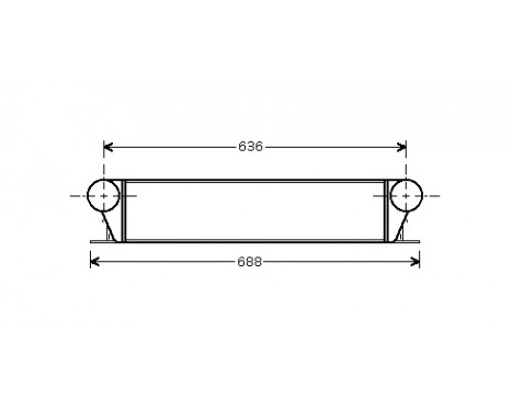 Intercooler, charger 06004253 International Radiators, Image 2