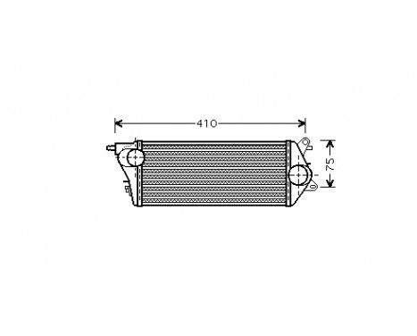 Intercooler, charger 06004265 International Radiators, Image 2