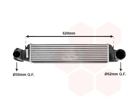Intercooler, charger 06004282 International Radiators
