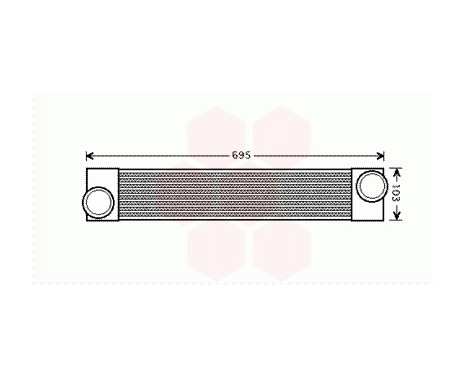 Intercooler, charger 06004346 International Radiators