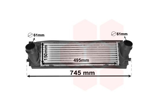 Intercooler, charger 06004468 International Radiators