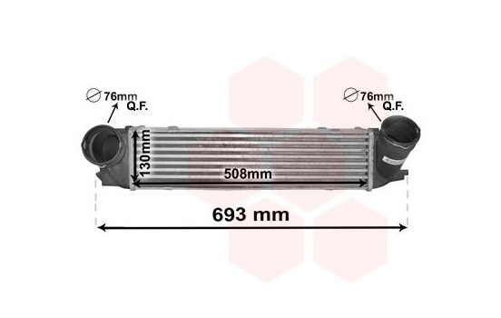 Intercooler, charger 06004473 International Radiators