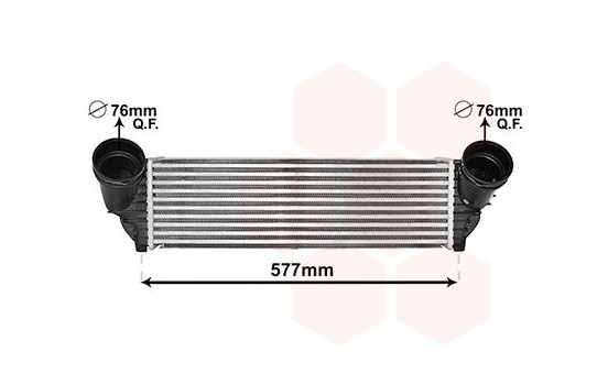 Intercooler, charger 06004543 International Radiators
