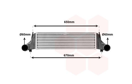 Intercooler, charger 06004576 International Radiators
