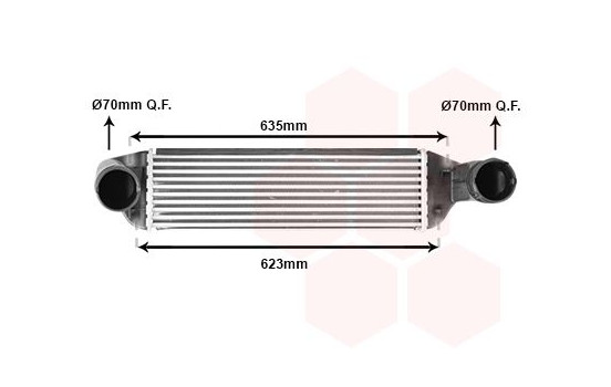 Intercooler, charger 06004581 International Radiators