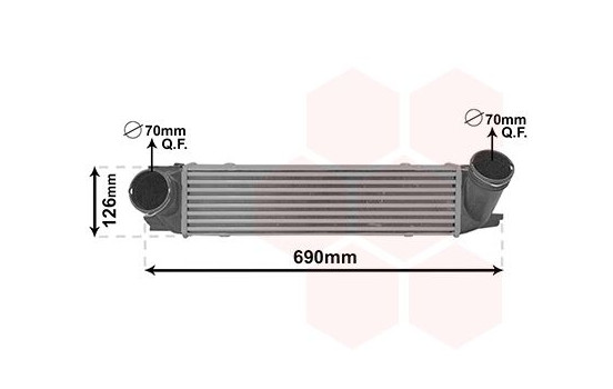 Intercooler, charger 06014712 International Radiators