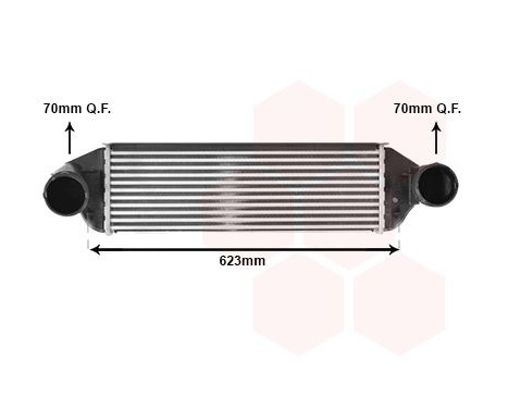 Intercooler, charger 06014719 International Radiators