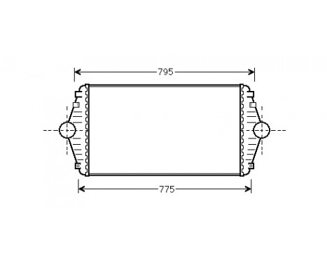 Intercooler, charger 09004086 International Radiators, Image 2