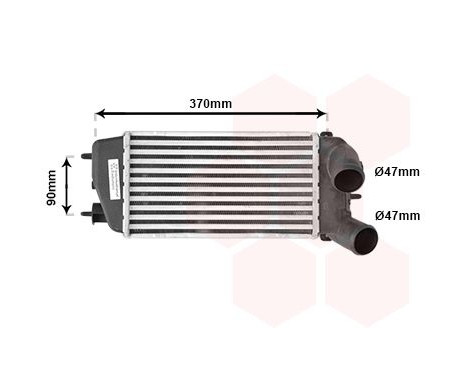 Intercooler, charger 09004212 International Radiators, Image 2