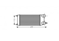 Intercooler, charger 09004264 International Radiators