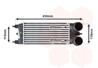 Intercooler, charger 09004267 International Radiators