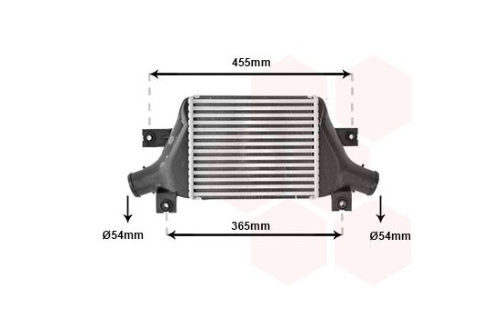 Intercooler, charger 09014701 International Radiators