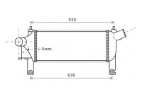 Intercooler, charger 13004339 International Radiators