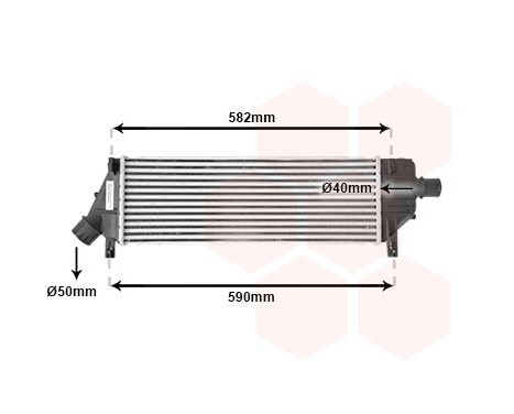 Intercooler, charger 13004360 International Radiators