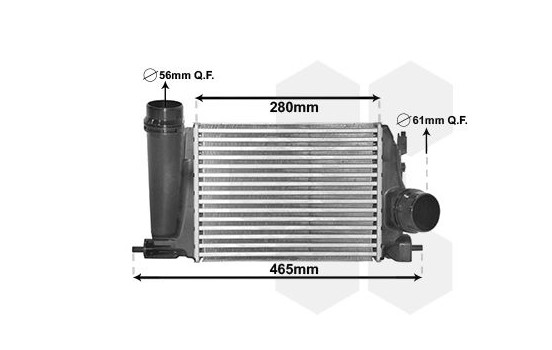 Intercooler, charger 13014701 International Radiators