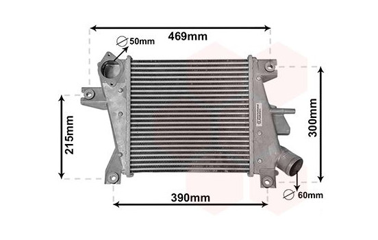 Intercooler, charger 13014702 International Radiators