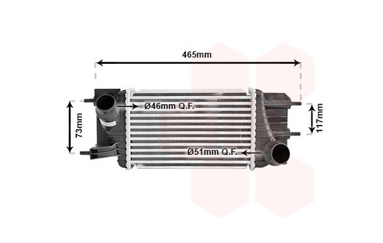 Intercooler, charger 13014715 International Radiators