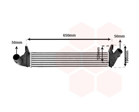 Intercooler, charger 15004006 International Radiators, Image 2