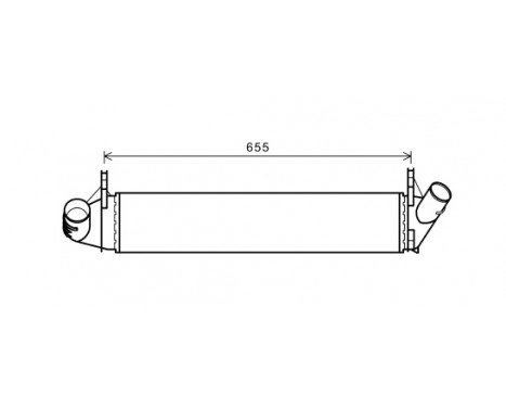 Intercooler, charger 15004006 International Radiators