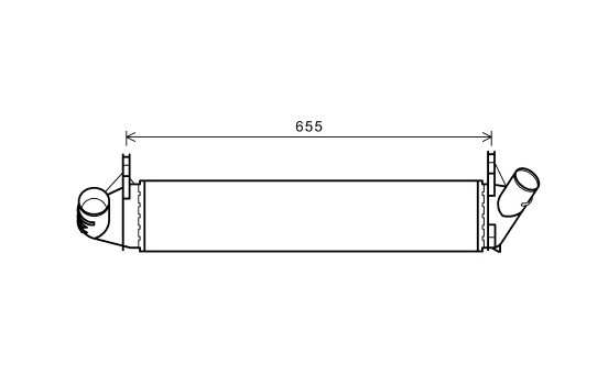 Intercooler, charger 15004006 International Radiators
