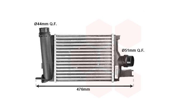 Intercooler, charger 15004642 International Radiators