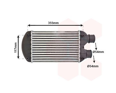 Intercooler, charger 17004267 International Radiators