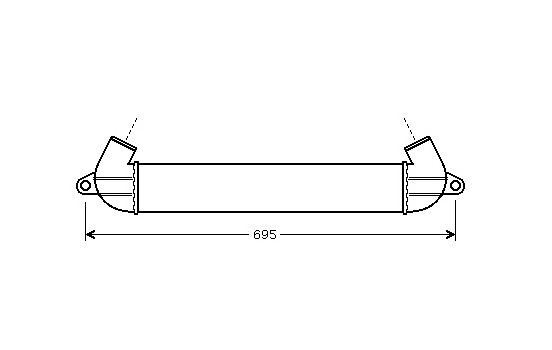 Intercooler, charger 17004271 International Radiators, Image 2