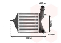 Intercooler, charger 17004280 International Radiators