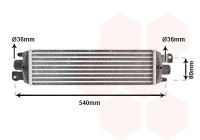 Intercooler, charger 17004337 International Radiators