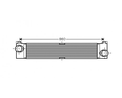 Intercooler, charger 17004353 International Radiators, Image 2