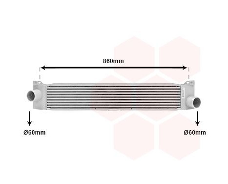 Intercooler, charger 17004353 International Radiators