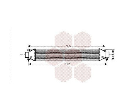 Intercooler, charger 17004355 International Radiators, Image 2