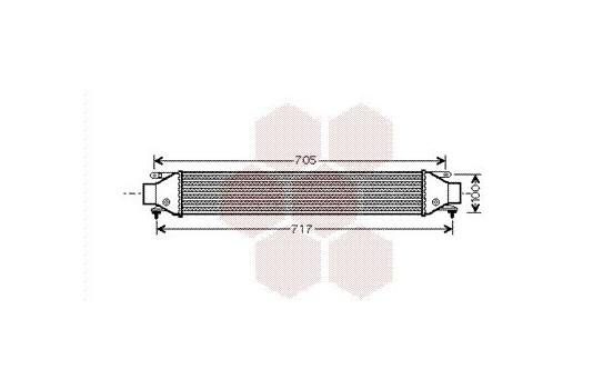 Intercooler, charger 17004355 International Radiators, Image 2