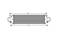 Intercooler, charger 17004364 International Radiators
