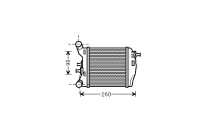 Intercooler, charger 17004375 International Radiators