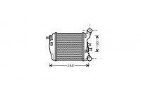 Intercooler, charger 17004376 International Radiators