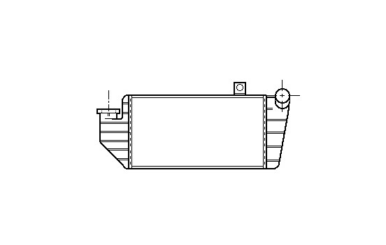 Intercooler, charger 18004084 International Radiators