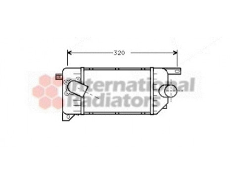 Intercooler, charger 18004214 International Radiators, Image 2