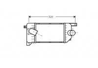 Intercooler, charger 18004214 International Radiators