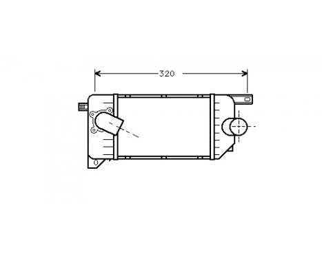 Intercooler, charger 18004214 International Radiators