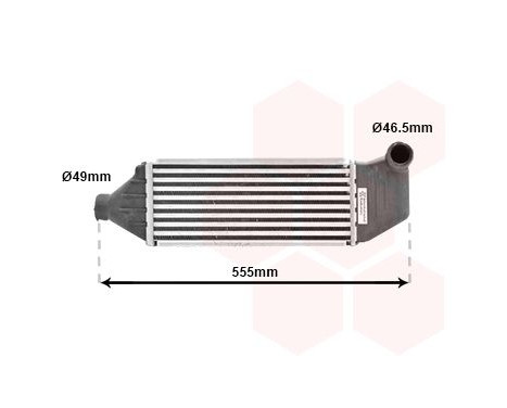 Intercooler, charger 18004309 International Radiators, Image 2