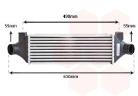 Intercooler, charger 18004314 International Radiators