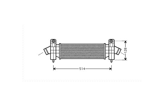 Intercooler, charger 18004341 International Radiators, Image 2