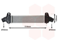 Intercooler, charger 18004341 International Radiators