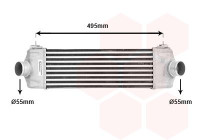 Intercooler, charger 18004406 International Radiators